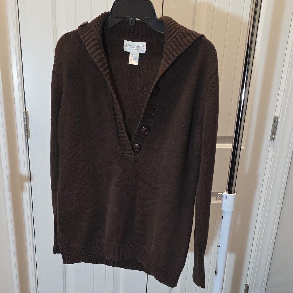 Chadwicks Brown V-Neck Sweater